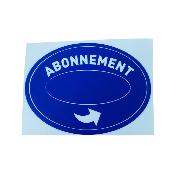 Srigraphie "Badge reader" ellipse bleu