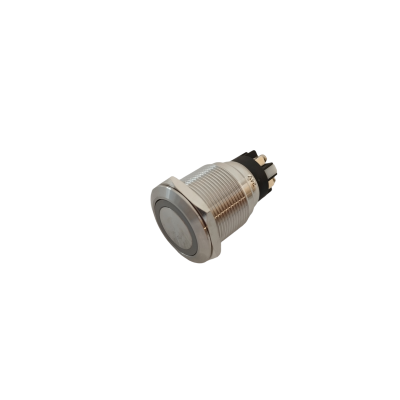 Bouton poussoir inox avec led blanche
