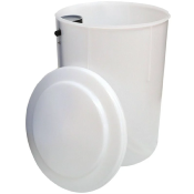 Adoucisseur 2x50 litres + bac à sel complet