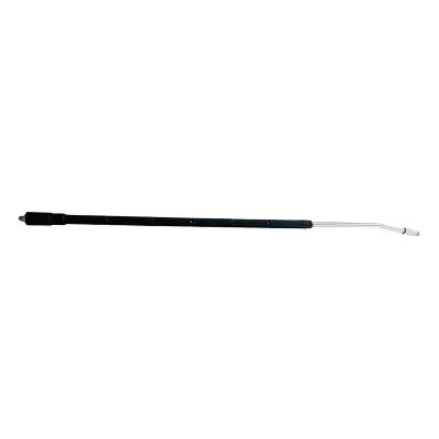 Lance inox inclinée ronde avec injecteur brosse 950 mm